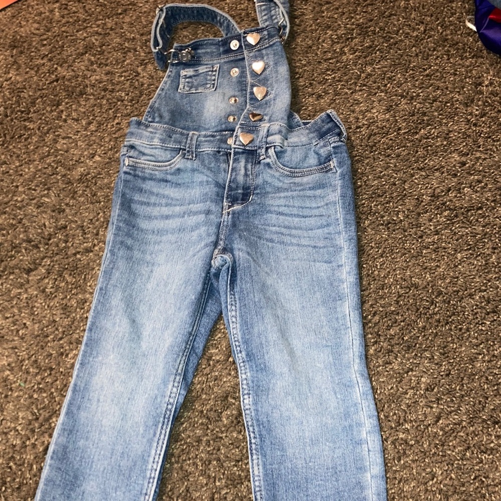 toddler girl denim jumpsuit